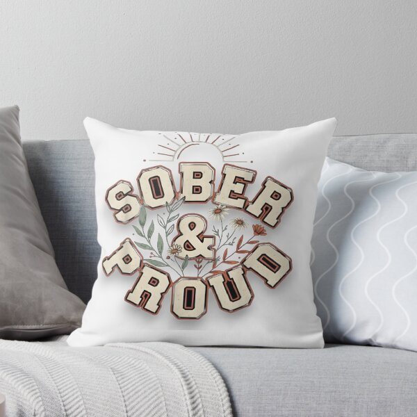 Item preview, Funny Sober and Proud Floral Recovery Sobriety designed and sold by VISIONSTURME.