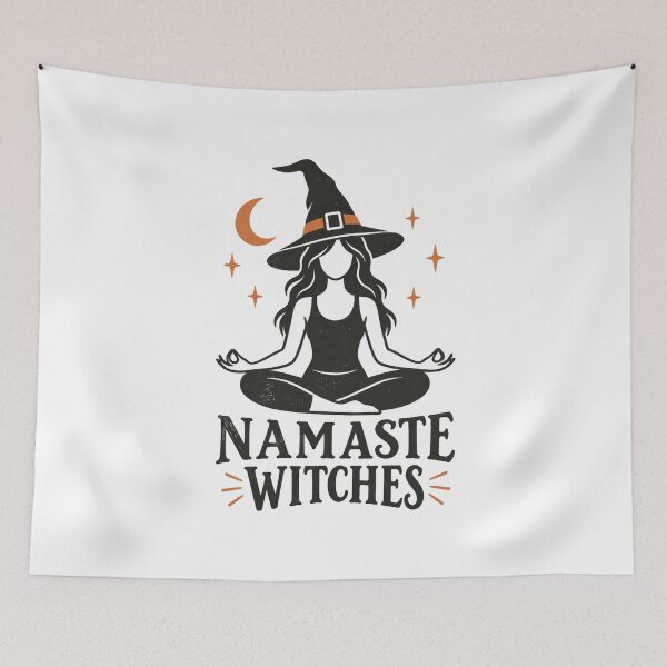 Item preview, Yoga Halloween - Namaste Witches designed and sold by CampAndCoast.