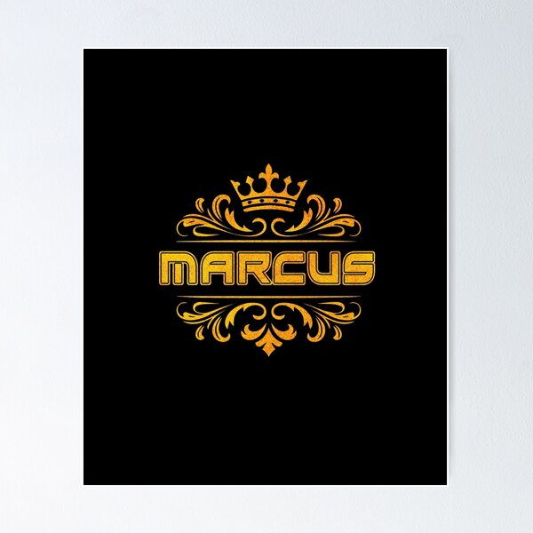Item preview, Marcus Personalized Funny & Unique Custom Name Design with Crown designed and sold by Watsonarts.