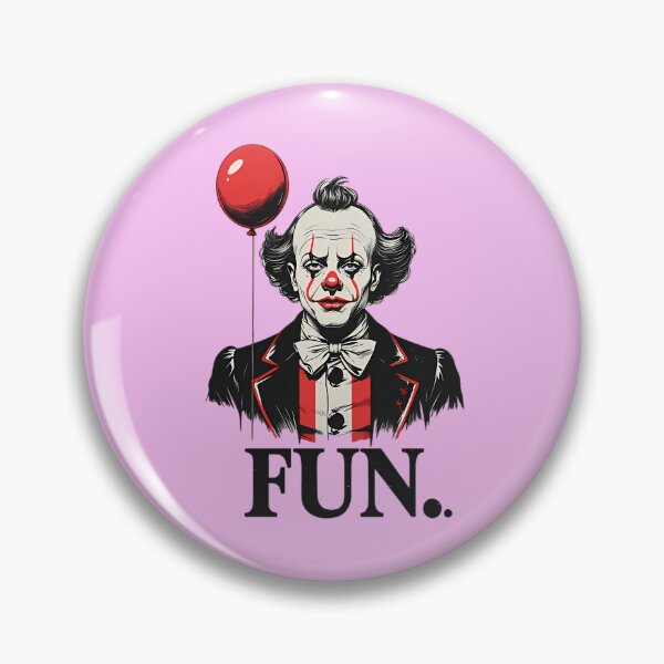 Item preview, Creepy Clown with Red Balloon designed and sold by Structure-Blue.