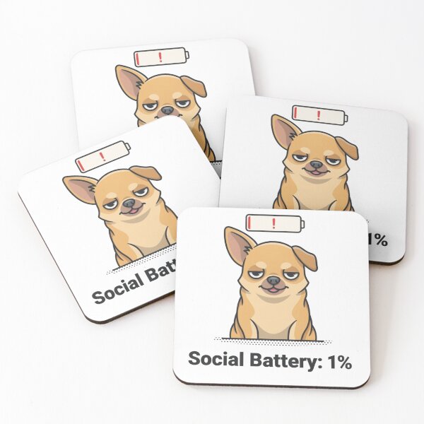 Item preview, Social Battery designed and sold by NewFoundGifts.