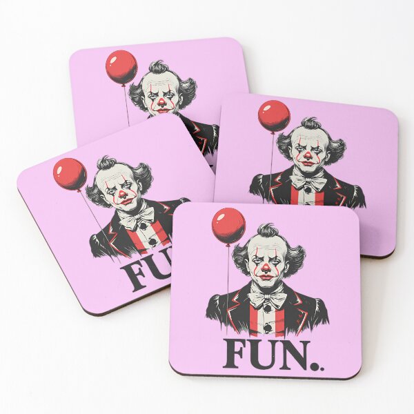 Item preview, Creepy Clown with Red Balloon designed and sold by Structure-Blue.