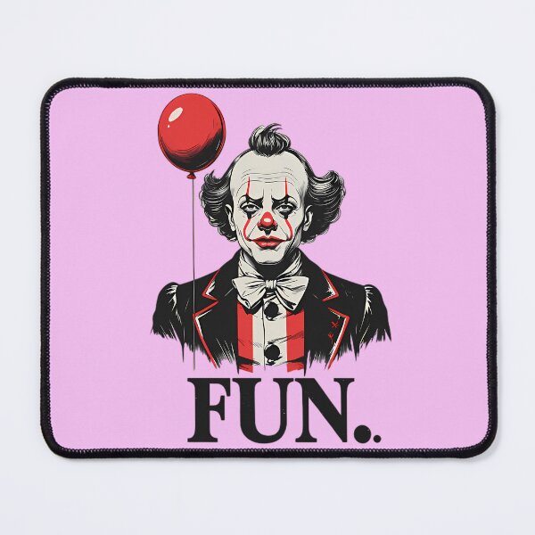 Item preview, Creepy Clown with Red Balloon designed and sold by Structure-Blue.
