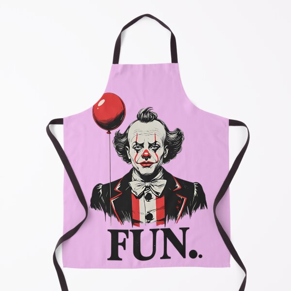 Item preview, Creepy Clown with Red Balloon designed and sold by Structure-Blue.