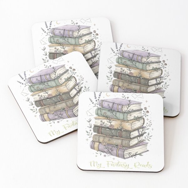 Item preview, Funny My Fantasy Reads Book Stack Floral Cottagecore designed and sold by VISIONSTURME.