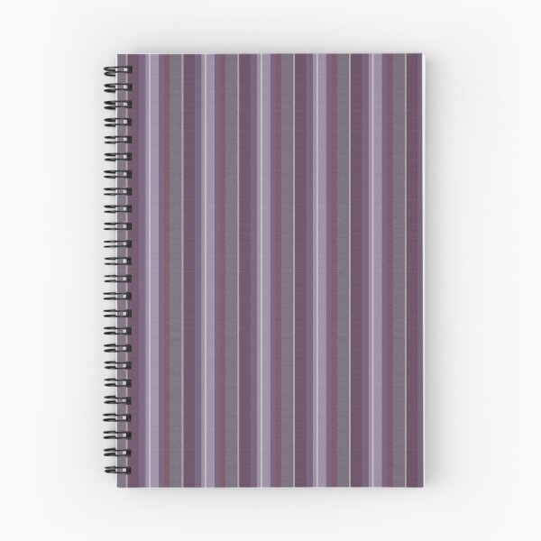 Item preview, Not So Scary Stripes (Retro Purple Stripe Pattern Plum and Silver) designed and sold by AKateWillett.