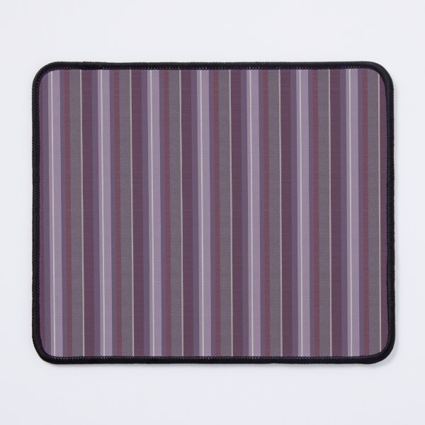 Item preview, Not So Scary Stripes (Retro Purple Stripe Pattern Plum and Silver) designed and sold by AKateWillett.