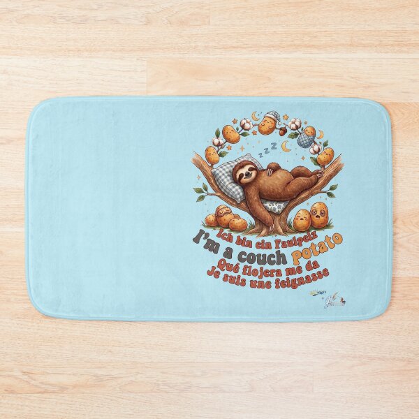 Item preview, WILDWISERS by HERMIE: Sloth - I'm a couch potato designed and sold by HERMIE-design.
