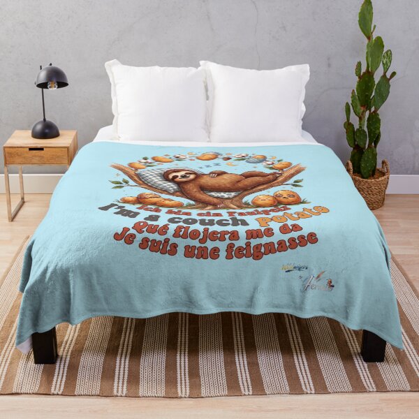 Item preview, WILDWISERS by HERMIE: Sloth - I'm a couch potato designed and sold by HERMIE-design.