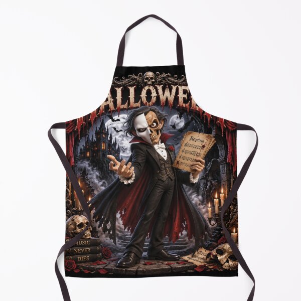 Item preview, Phantom Halloween Music Never Dies Horror Art designed and sold by M. Mamdouh Artworks.