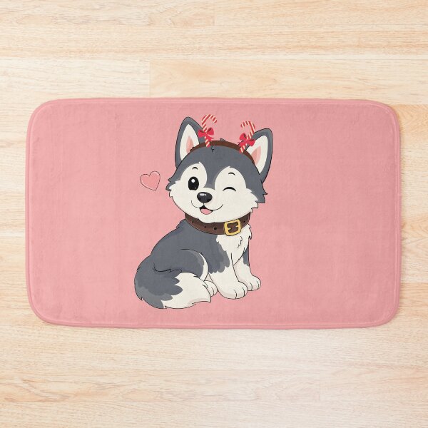 Item preview, Siberian Husky Funny Christmas puppy designed and sold by stormk10.