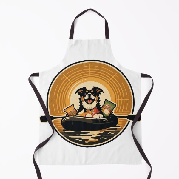 Item preview, Funny Goofy Dog Paddling Kayak with Snacks designed and sold by LavIsInTheAir.