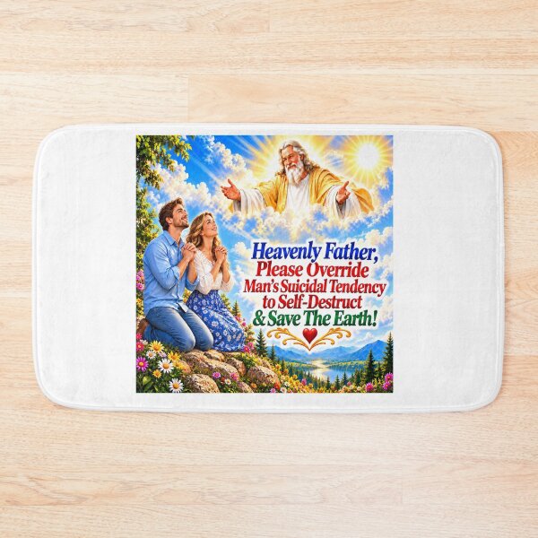 Item preview, Heavenly Father, Please Save The Earth designed and sold by New Wave Artworks & Odds &Ends.