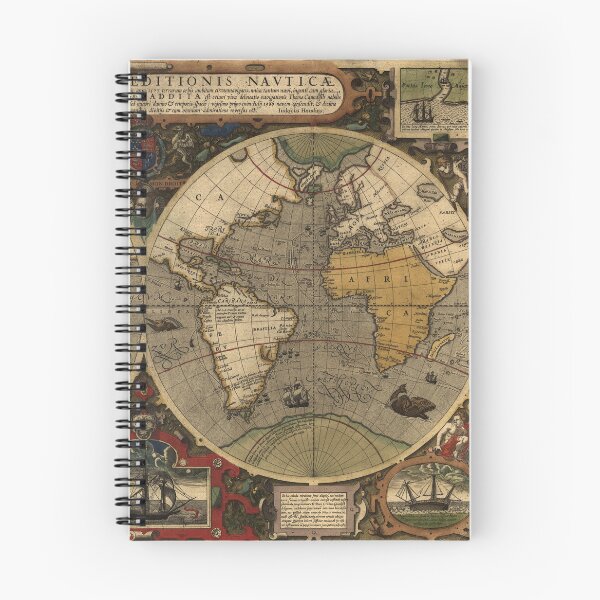 Item preview, Antique World Map Illustration Jornal  designed and sold by orellani.