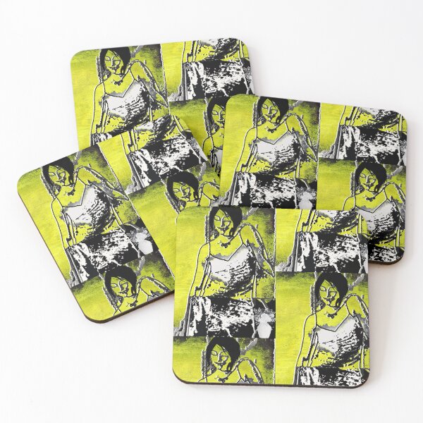 Item preview, Indie Grunge Girl Abstract Pop Art Poster designed and sold by AXENT Designs.