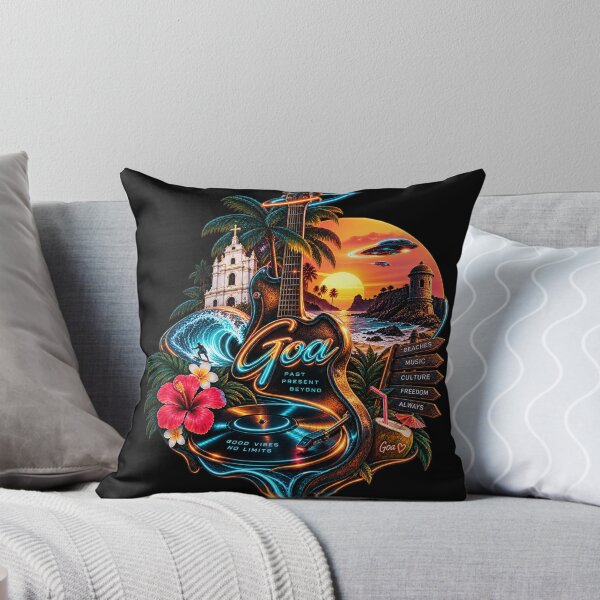 Item preview, Goa — Past Present Beyond • Good Vibes No Limits designed and sold by Goanheartprints.