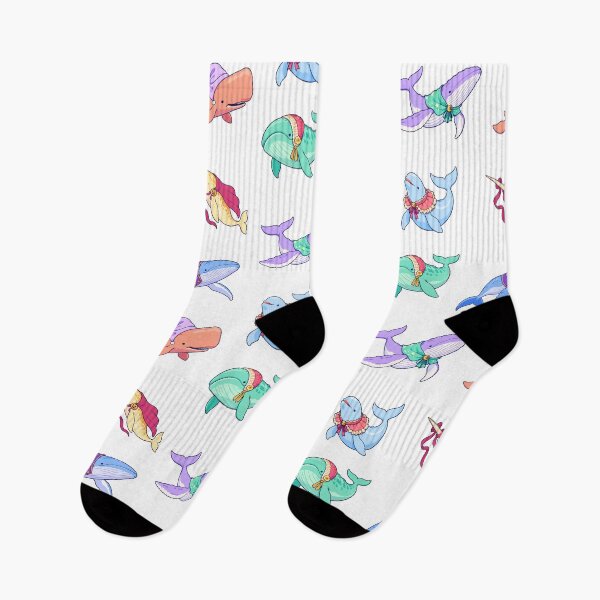 Item preview, Halloween Whales – Pastel Sea Animals in Costumes designed and sold by Zoolumi.