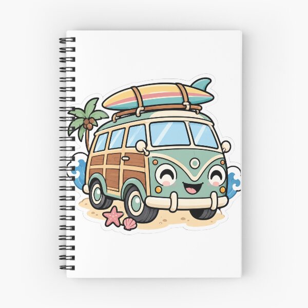 Item preview, surf culture featuring a van-style aesthetic designed and sold by Figurativa.