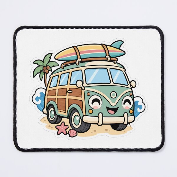 Item preview, surf culture featuring a van-style aesthetic designed and sold by Figurativa.