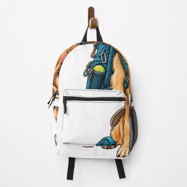 Item preview, Funny Hiking Dog Golden .Retriever Outdoor Camping designed and sold by VISIONSTURME.