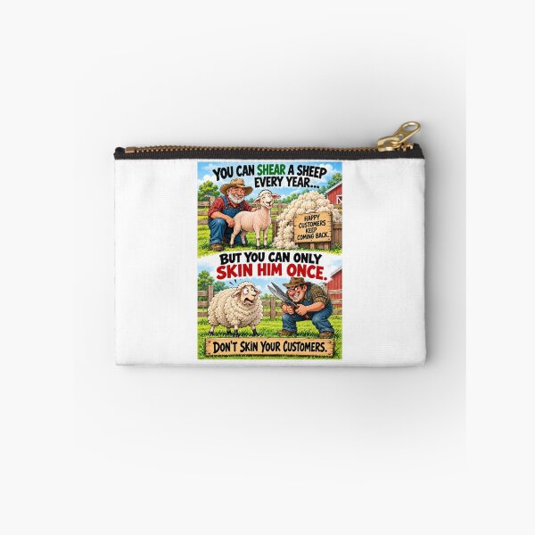 Item preview, You Can Shear a Sheep Every Year – Don’t Skin Your Customers designed and sold by PeanutGalSean.