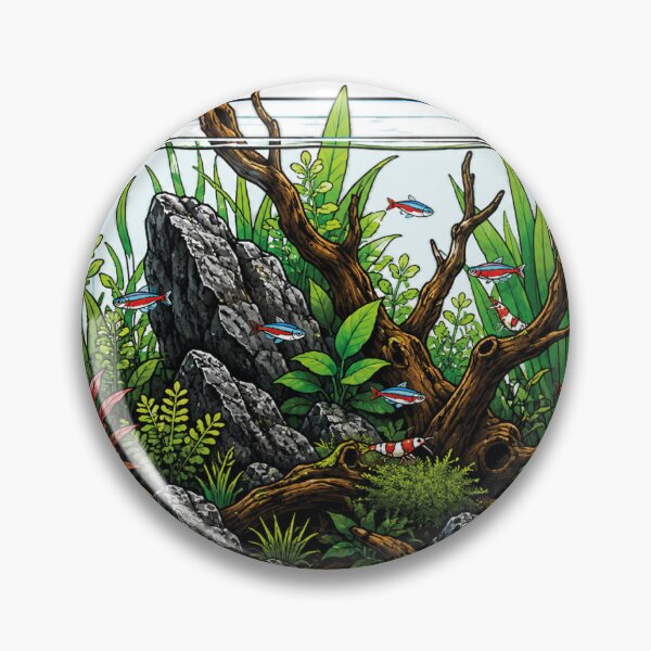 Aperçu de l'œuvre Aquascaping Aquarium Planted Nature Tank Graphic créée et vendue par VISIONSTURME.