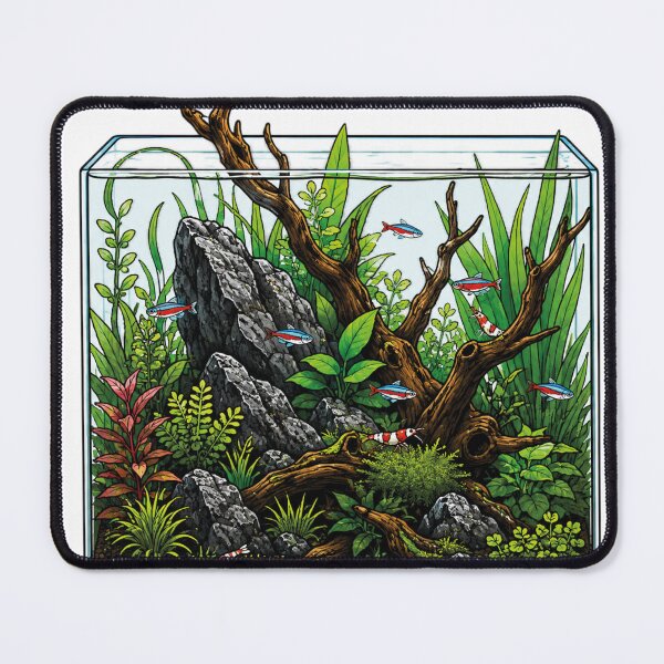 Item preview, Aquascaping Planted Aquarium Nature Tank Graphic designed and sold by VISIONSTURME.