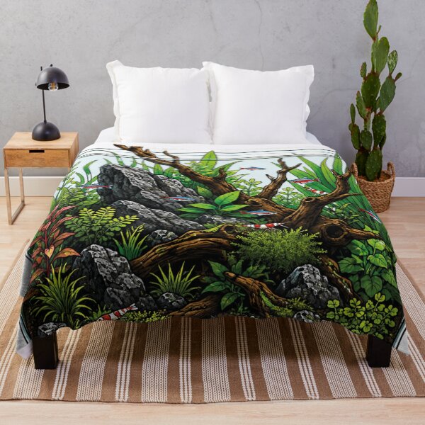 Artikelvorschau, Aquascaping Bepflanztes Aquarium Naturbecken Grafik entworfen und verkauft von VISIONSTURME.
