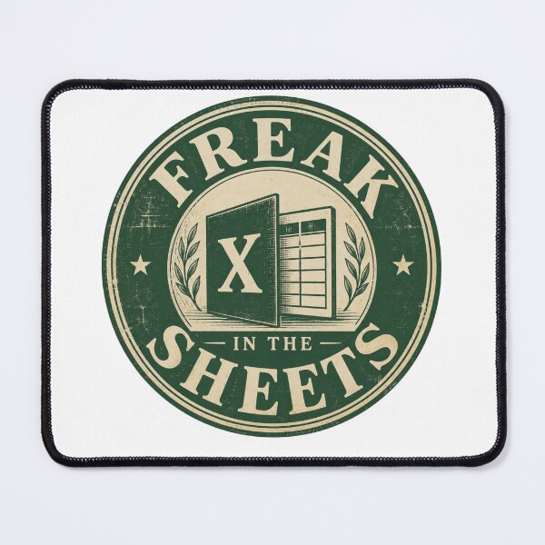 Item preview, Excel Freak in the Sheets - Work Humor designed and sold by CampAndCoast.