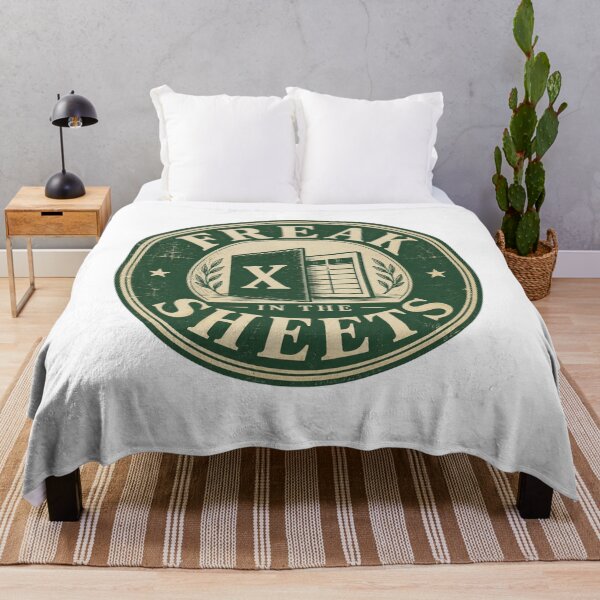Item preview, Excel Freak in the Sheets - Work Humor designed and sold by CampAndCoast.