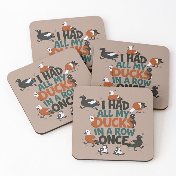 Item preview, Ducks in a Row Once – Funny Paradise Shelduck NZ Design designed and sold by MvuuStudio.