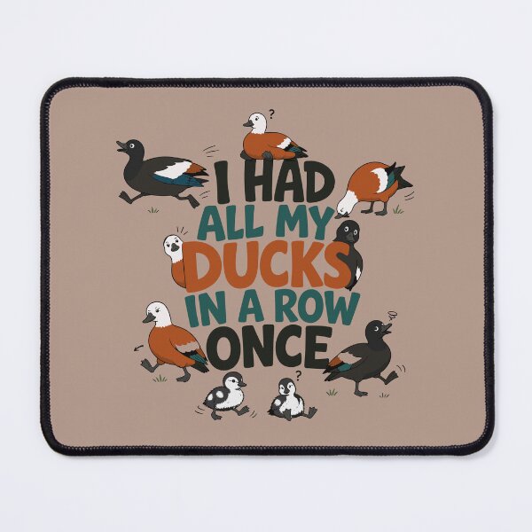 Item preview, Ducks in a Row Once – Funny Paradise Shelduck NZ Design designed and sold by MvuuStudio.