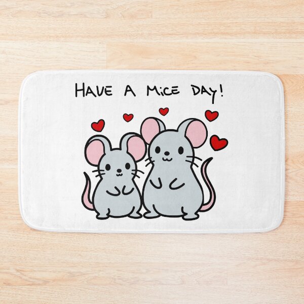 Item preview, Have A Mice Day! Cute Mice Design For Shirts & Stickers Funny Animal Puns designed and sold by Stocksjohn.