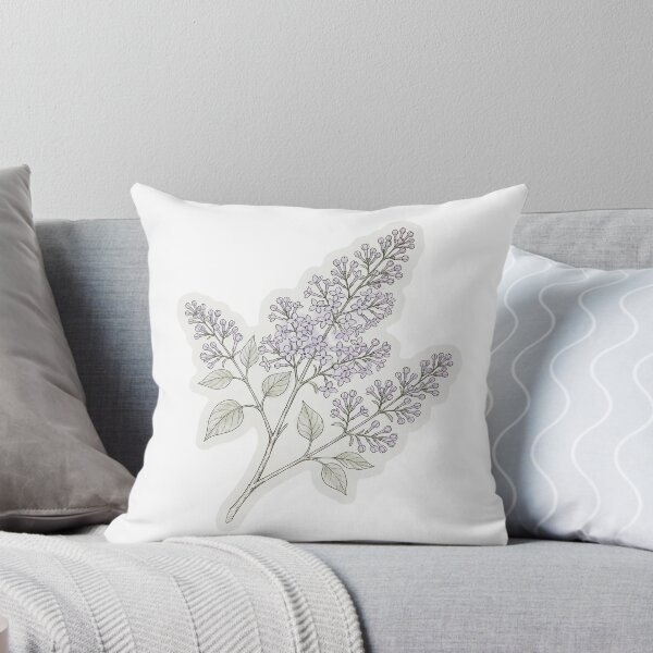 Item preview, Lilac Sticker | Purple Lilac Die Cut Sticker | Fine Line Botanical Decal | Aesthetic Floral Laptop Sticker designed and sold by FineLineBotanical .