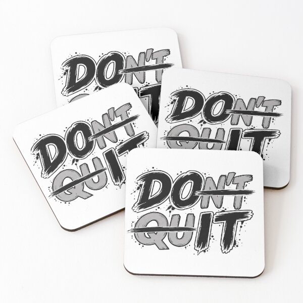 Item preview, DON’T QUIT DO IT – Bold Motivational Typography Streetwear Design designed and sold by TheAllInStore.