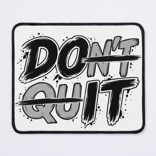 Item preview, DON’T QUIT DO IT – Bold Motivational Typography Streetwear Design designed and sold by TheAllInStore.