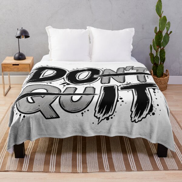 Item preview, DON’T QUIT DO IT – Bold Motivational Typography Streetwear Design designed and sold by TheAllInStore.