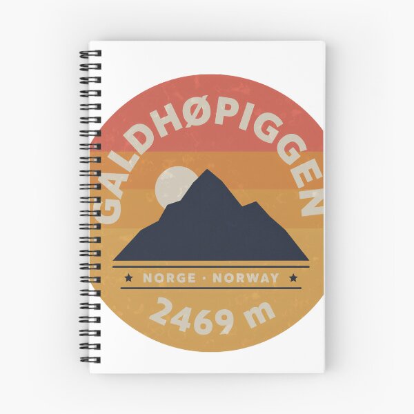Item preview, aldhøpiggen 2469m Norway Highest Mountain Vintage Hiking Badge designed and sold by herrarshop.