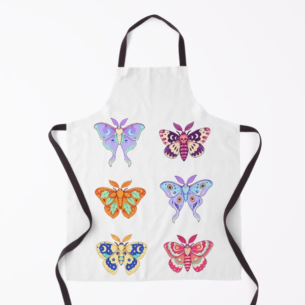 Item preview, Halloween Moths – Colorful Moon and Skull Wing Designs designed and sold by Zoolumi.