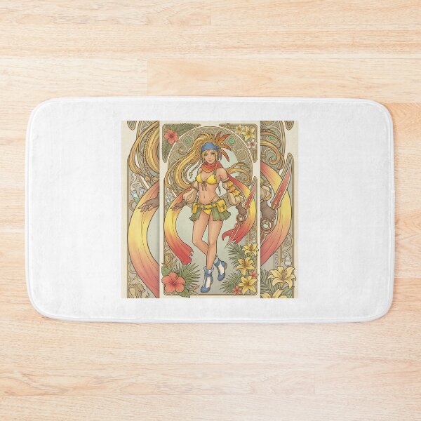 Item preview, Rikku in the style of Alphonse Mucha designed and sold by Solace Sparkles.