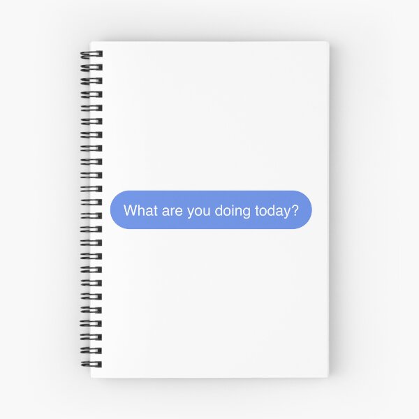Item preview, What Are You Doing Today Blue Text Message Bubble designed and sold by Vision Crafted.