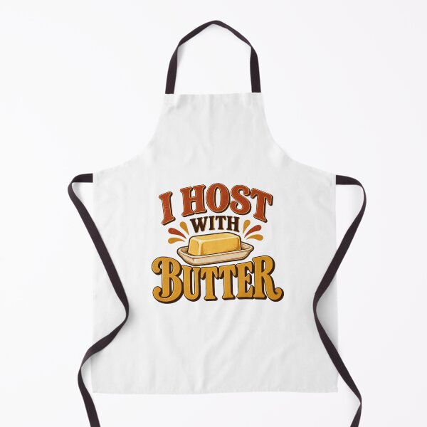 Item preview, Thanksgiving Host With Butter Retro Design designed and sold by epic-phrases.