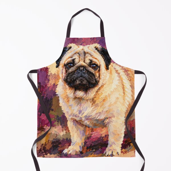 Item preview, Pug Colorful Dog Painting designed and sold by shrolts.