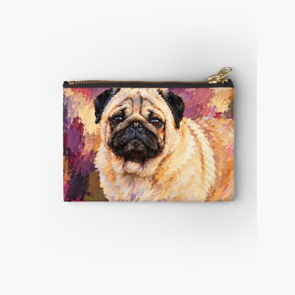 Item preview, Pug Colorful Dog Painting designed and sold by shrolts.