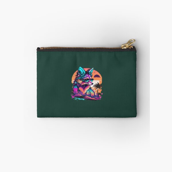 Item preview, modern fox synth wave with sunglass designed and sold by NtcApparelCo.