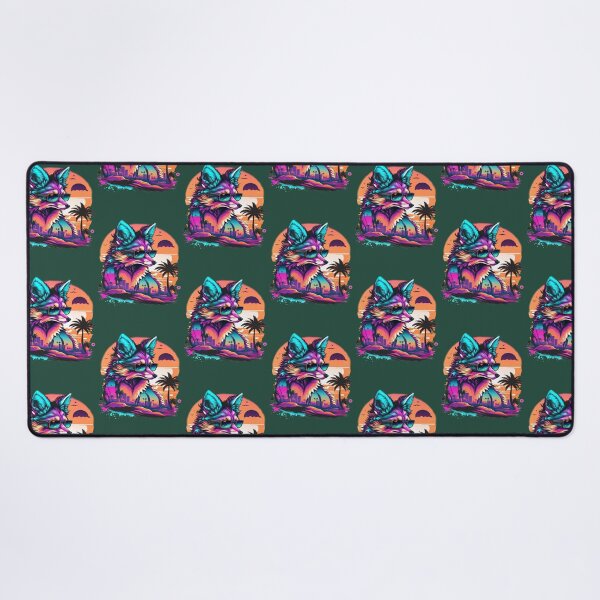 Item preview, modern fox synth wave with sunglass designed and sold by NtcApparelCo.