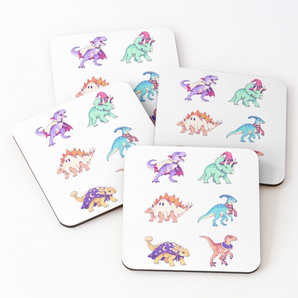 Item preview, Halloween Dinosaurs – Colorful Dinos in Spooky Costumes designed and sold by Zoolumi.