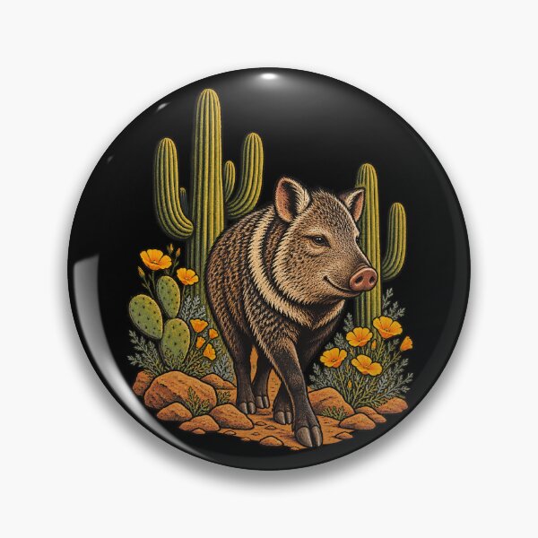 Item preview, Retro Desert Javelina designed and sold by Georain.