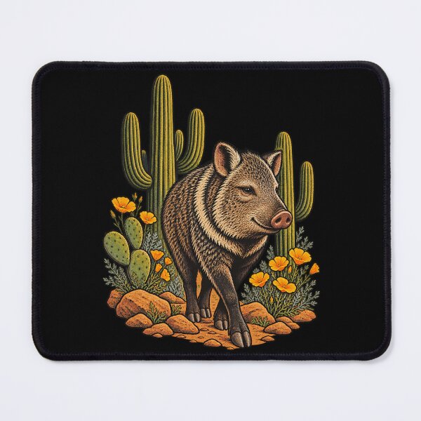 Item preview, Retro Desert Javelina designed and sold by Georain.