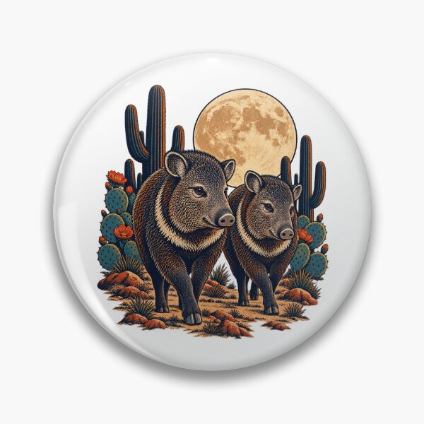 Item preview, Retro Desert Javelina designed and sold by Georain.